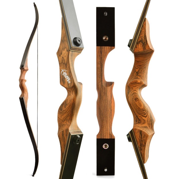 BLACK HUNTER American Hunting Recurve Bow 60" Takedown Target LH RH