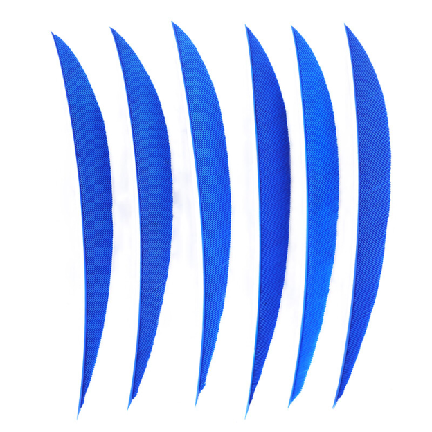 Natural Turkey Arrow Feathers 5" Traditional Fletching 50pcs