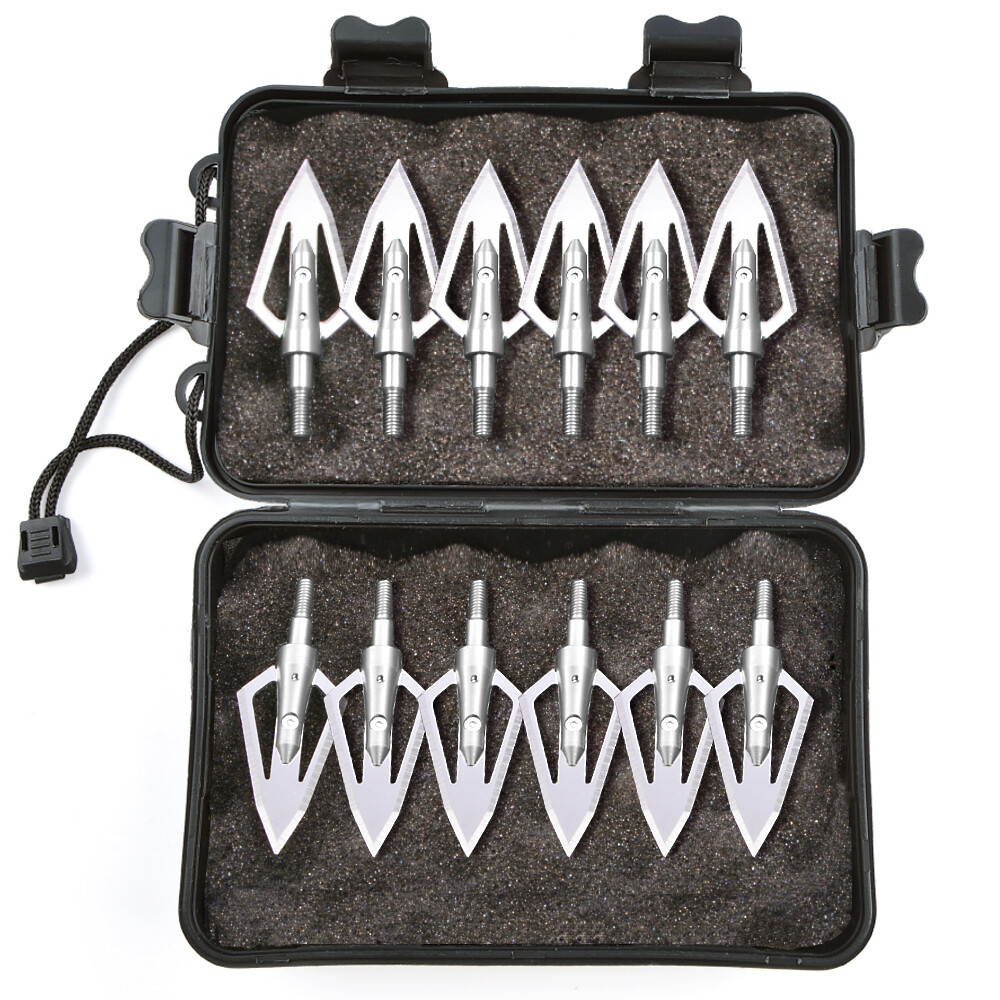 Stainless Steel Broadhead Arrowheads 110 Grain Hunting Points