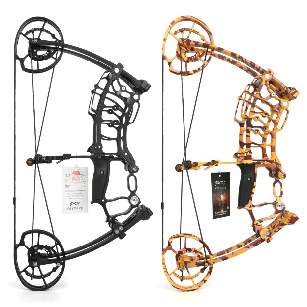 Dual-Use Compound Bow 19" Shoots Arrows Steel Balls 30-70lbs RH LH
