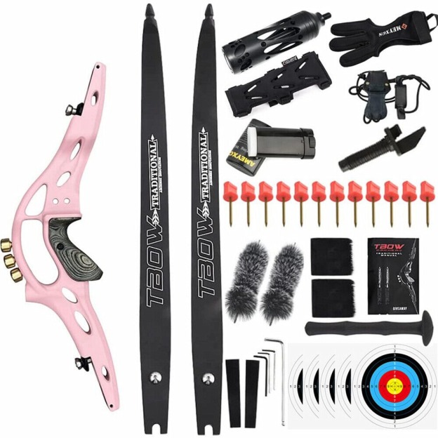 TBOW ILF Recurve Bow American Hunting Bow 62" 30-60lbs