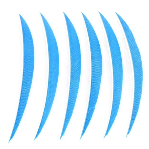 Natural Turkey Arrow Feathers 5" Traditional Fletching 50pcs