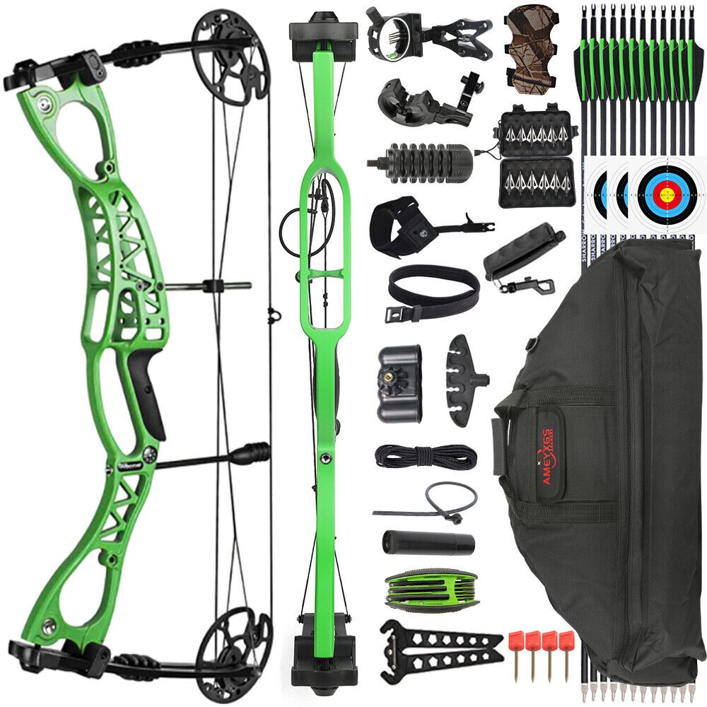 JUNXING M126 Compound Bow Kit 0-70lbs Hunting Package Adult Target