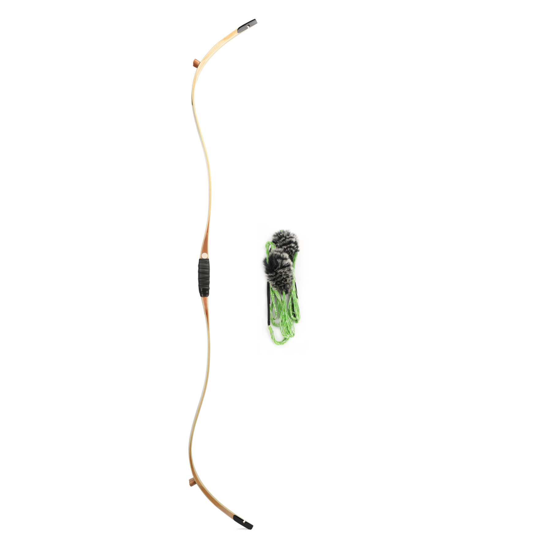 58" One Piece Traditional Bow 20-45lbs Archery RH LH