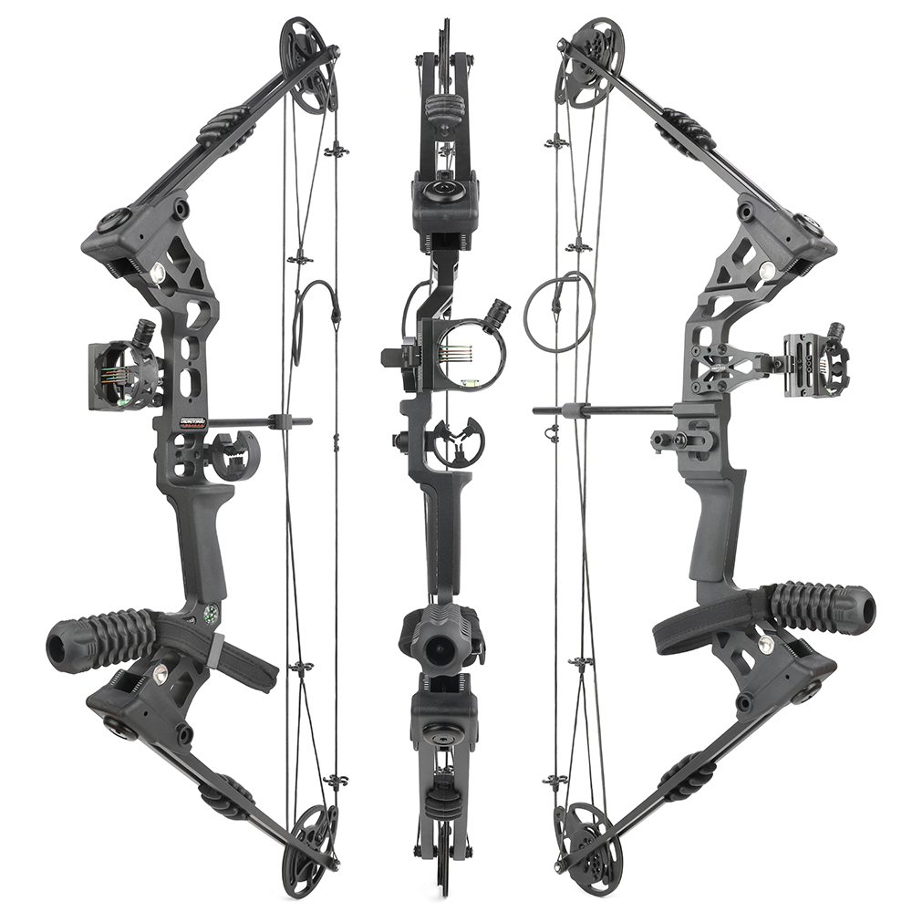 Compound Bow Set 0-70lbs Archery Let-off 80% RH LH