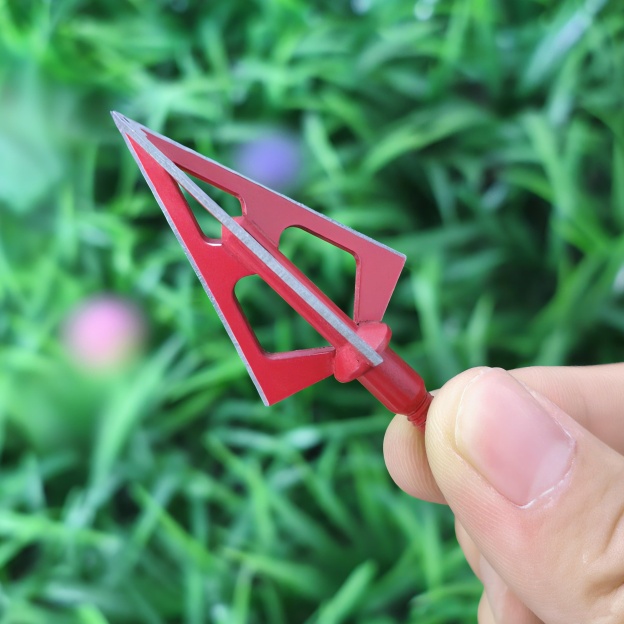 Archery 3-Blade Hunting Broadheads 100 Grain Fixed Blade Arrow Tips