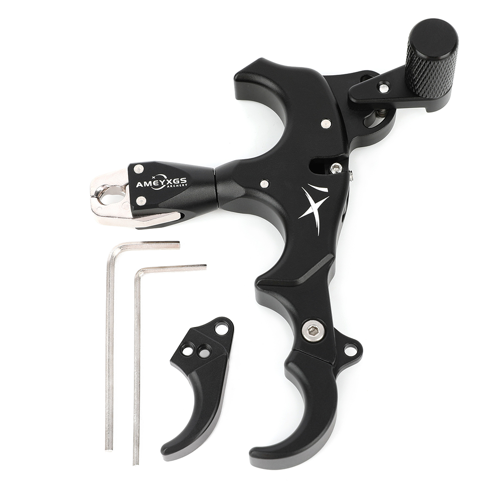 X1 Compound Bow Release Aids Grip Thumb 3 4 Fingers Caliper Trigger
