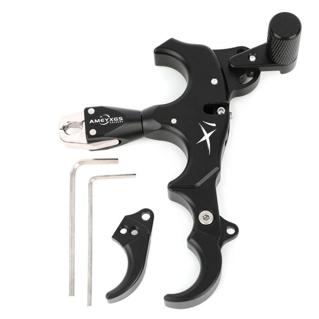 X1 Compound Bow Release Aids Grip Thumb 3 4 Fingers Caliper Trigger