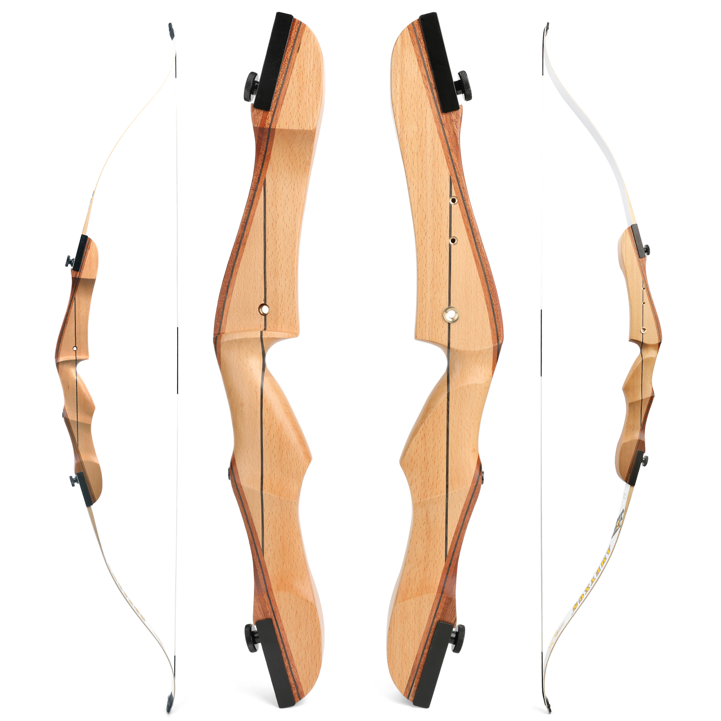 Takedown Recurve Bow for Target Archery Hunting Practice 66" 68" 70" 