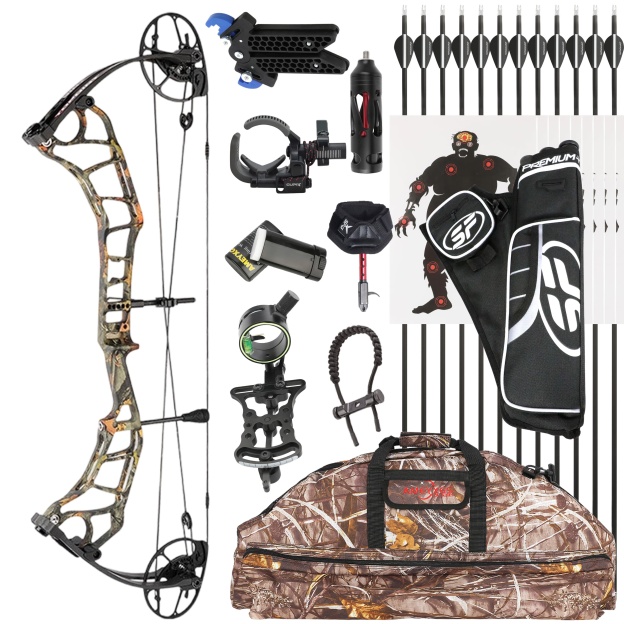 50-60lbs Compound Bow Arrow set Archery Let-off 75%