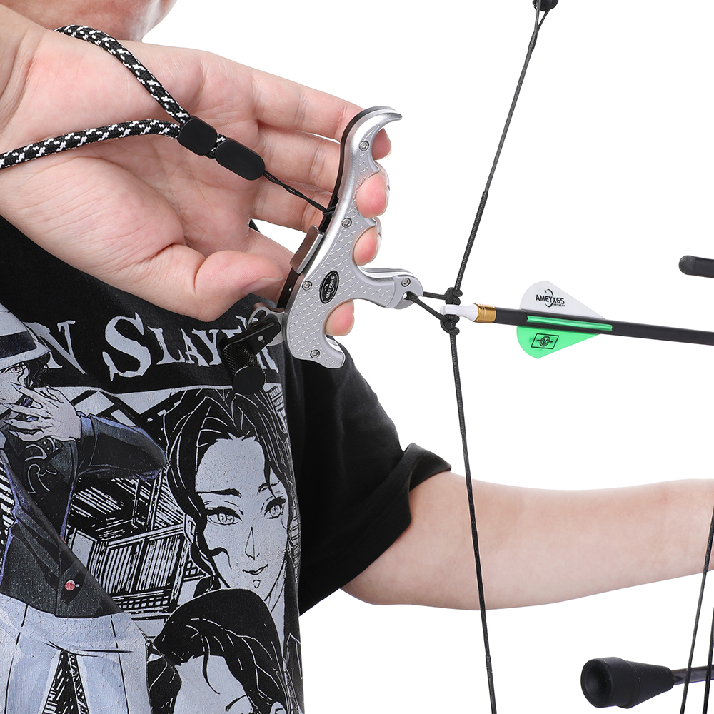 Compound Bow Release Aid Hunting Fishing Adjustable Trigger