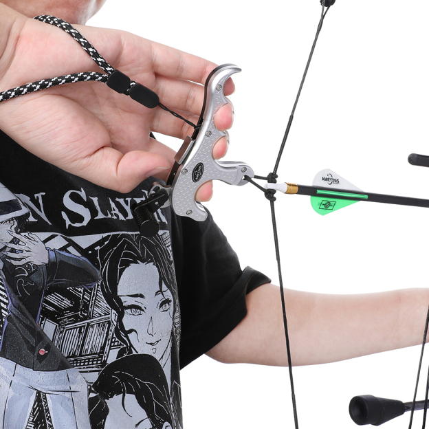 Compound Bow Release Aid Hunting Fishing Adjustable Trigger