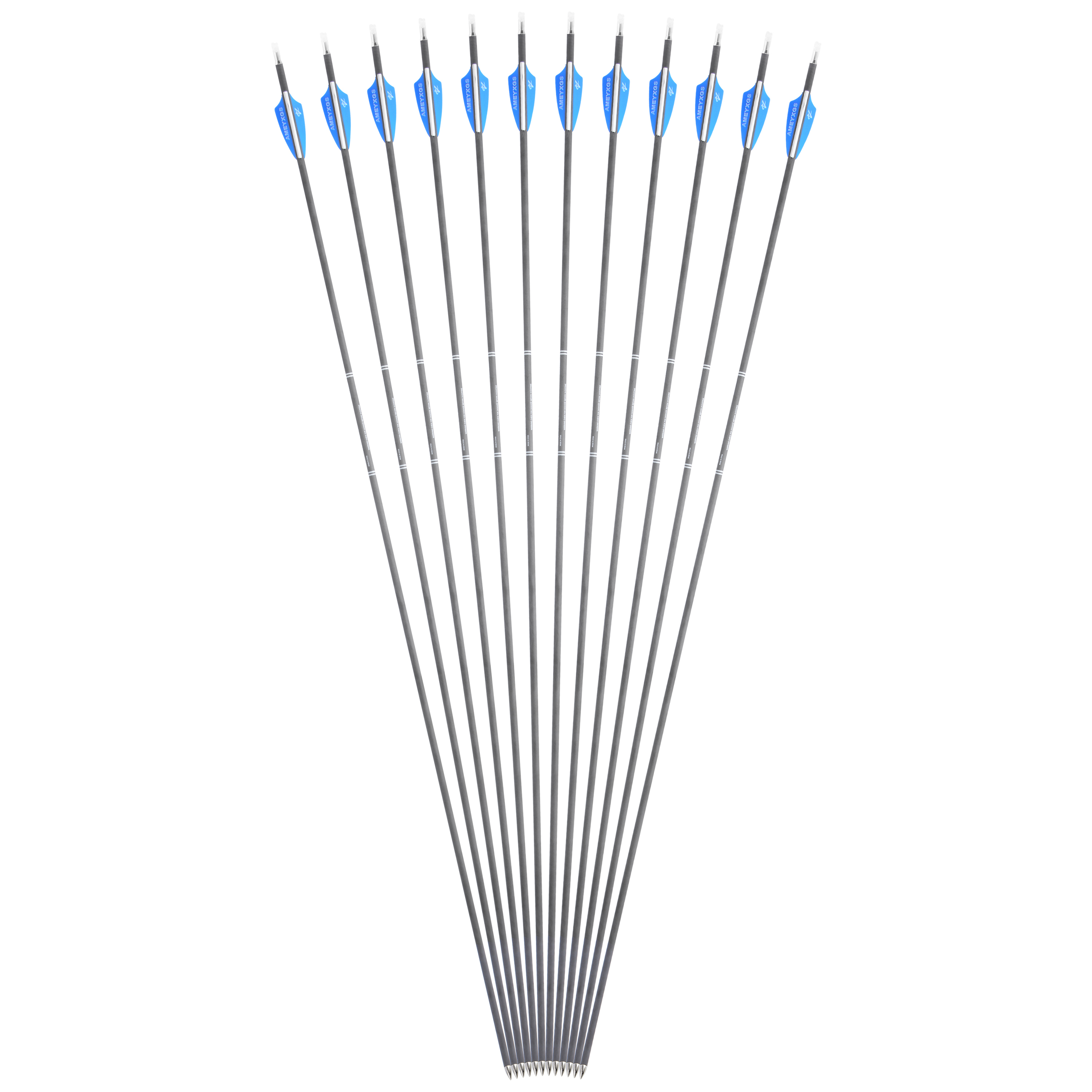 Pure Carbon Arrows 31" SP500-1200 4.2mm Archery Target Hunting