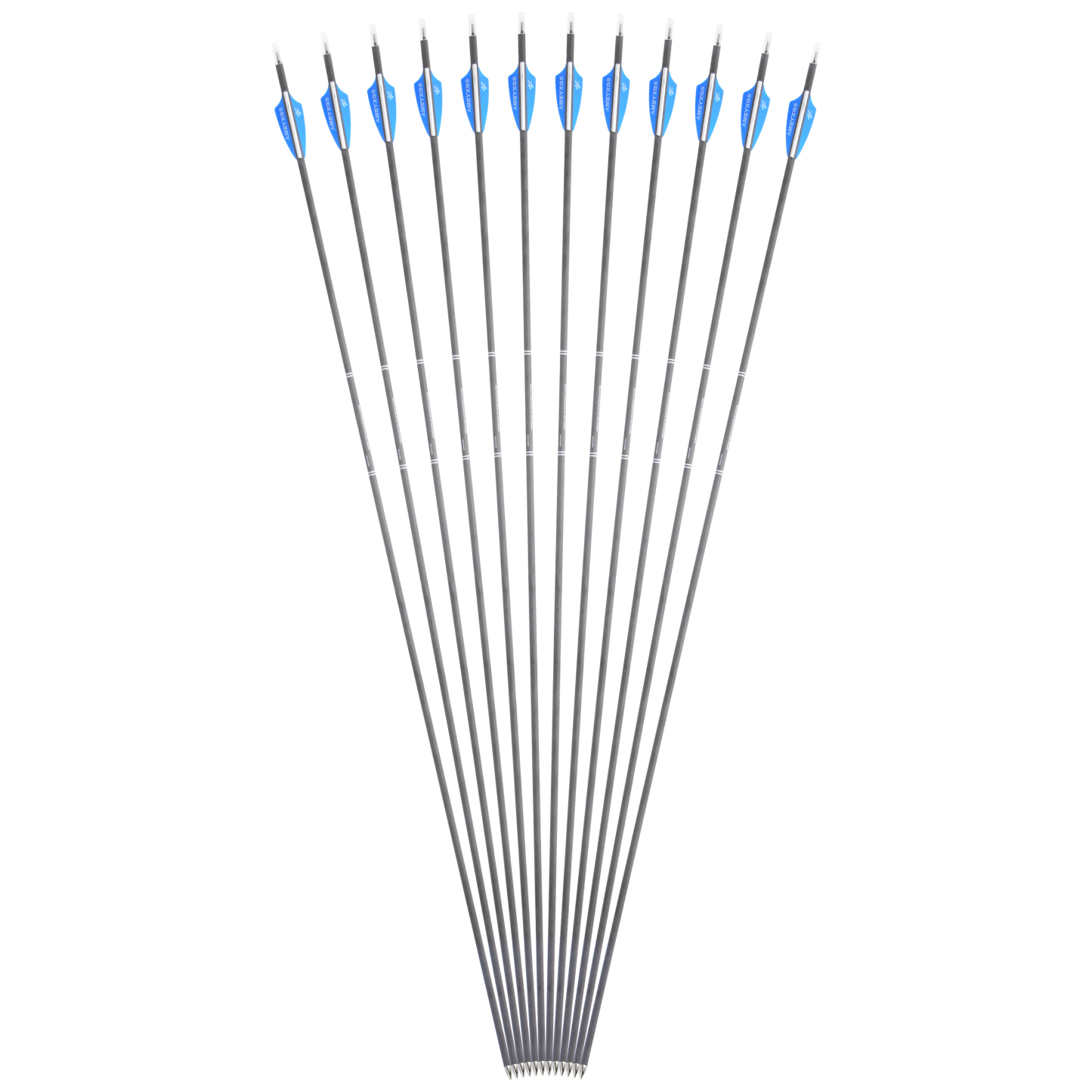 Pure Carbon Arrows 31" SP500-1200 4.2mm Archery Target Hunting