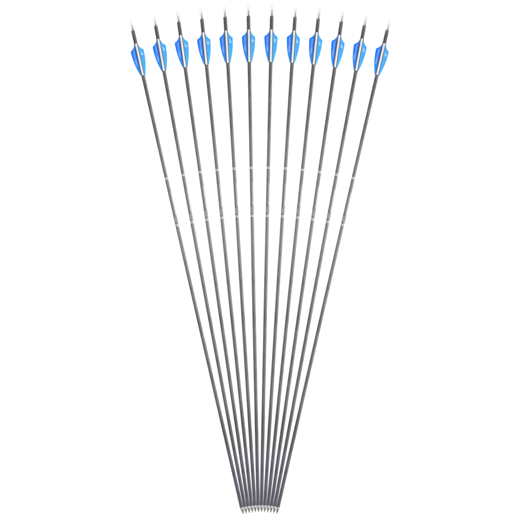 Pure Carbon Arrows 31" SP500-1200 4.2mm Archery Target Hunting