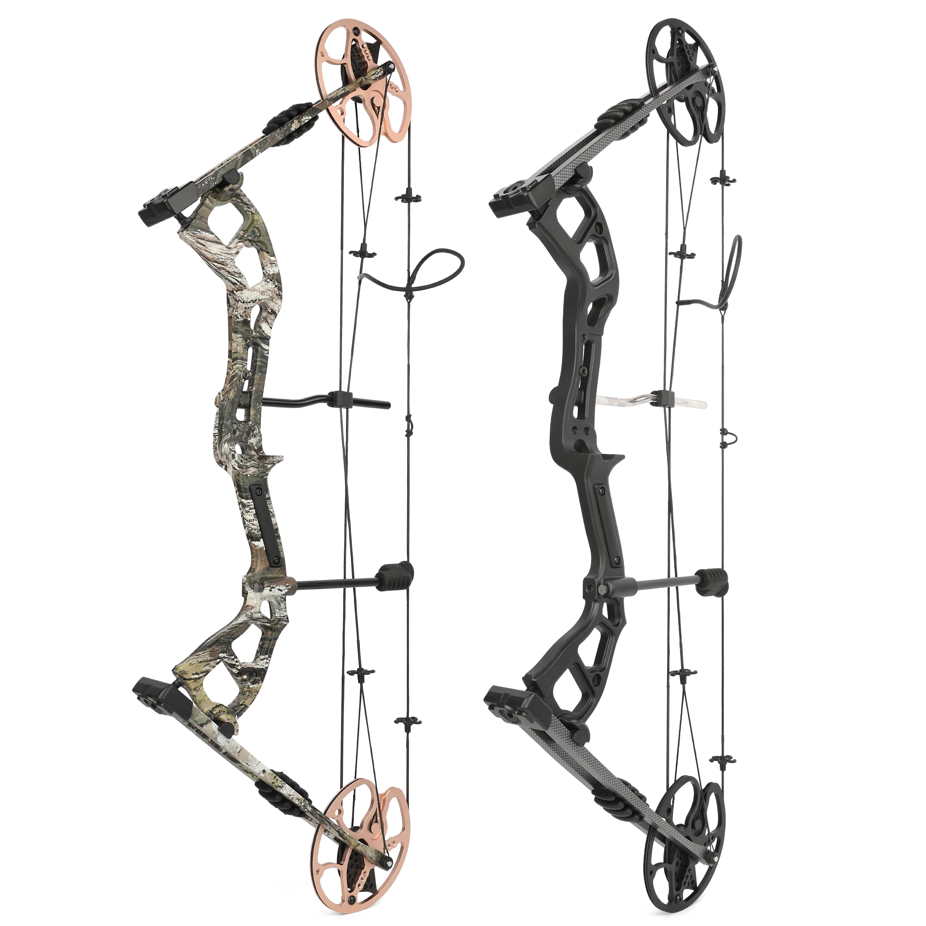 JUNXING M193 Compound Bow Adjustable Hunting Fishing Bow 0-70lbs