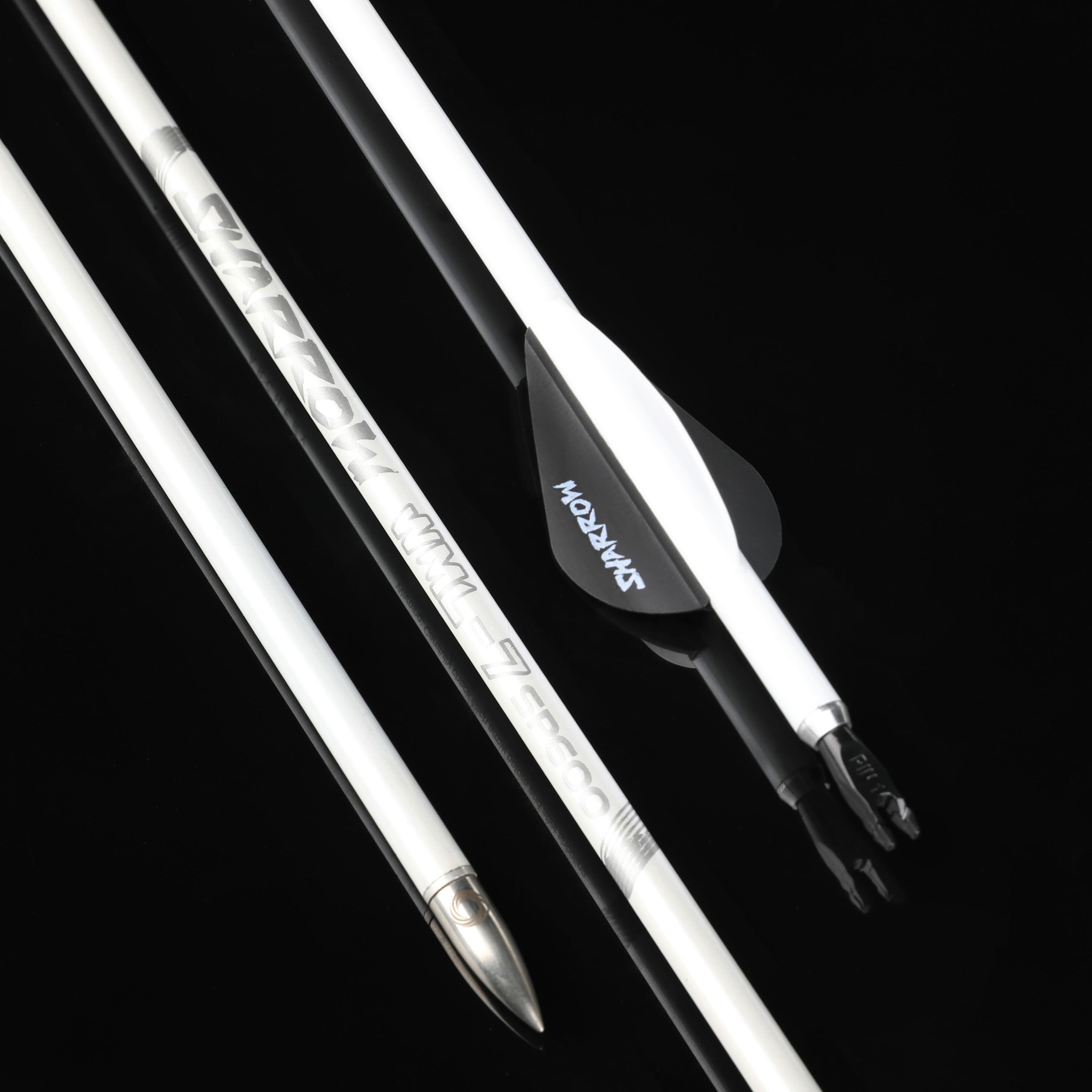 32.5" Pure Carbon Arrow Target Arrows 600 Spine Beiter Nock