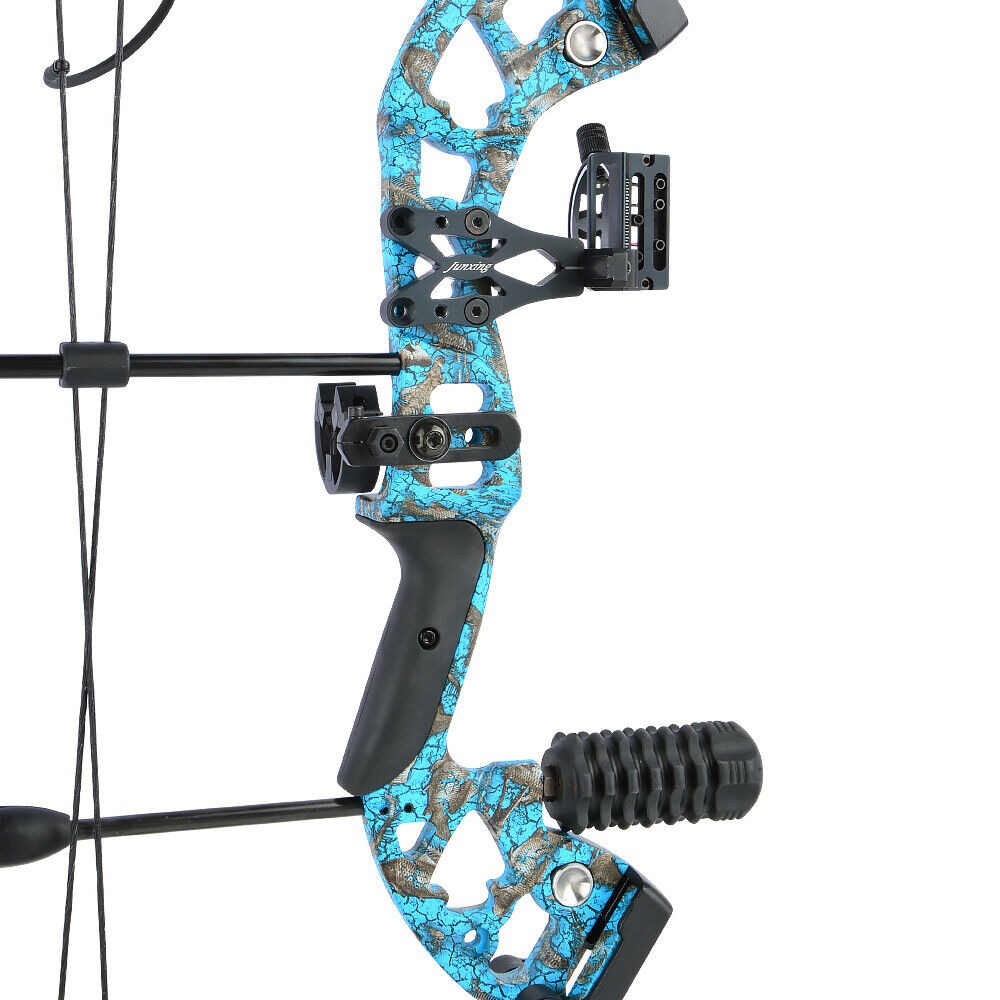 JUNXING ARCHERY M131 Compound Bow Set 30-60lbs Hunting Fishing LH RH