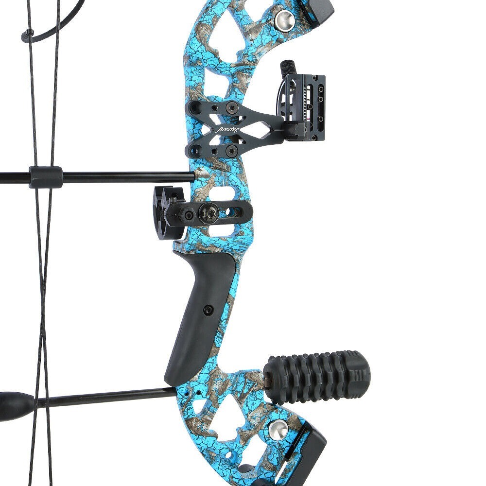 JUNXING ARCHERY M131 Compound Bow Set 30-60lbs Hunting Fishing LH RH