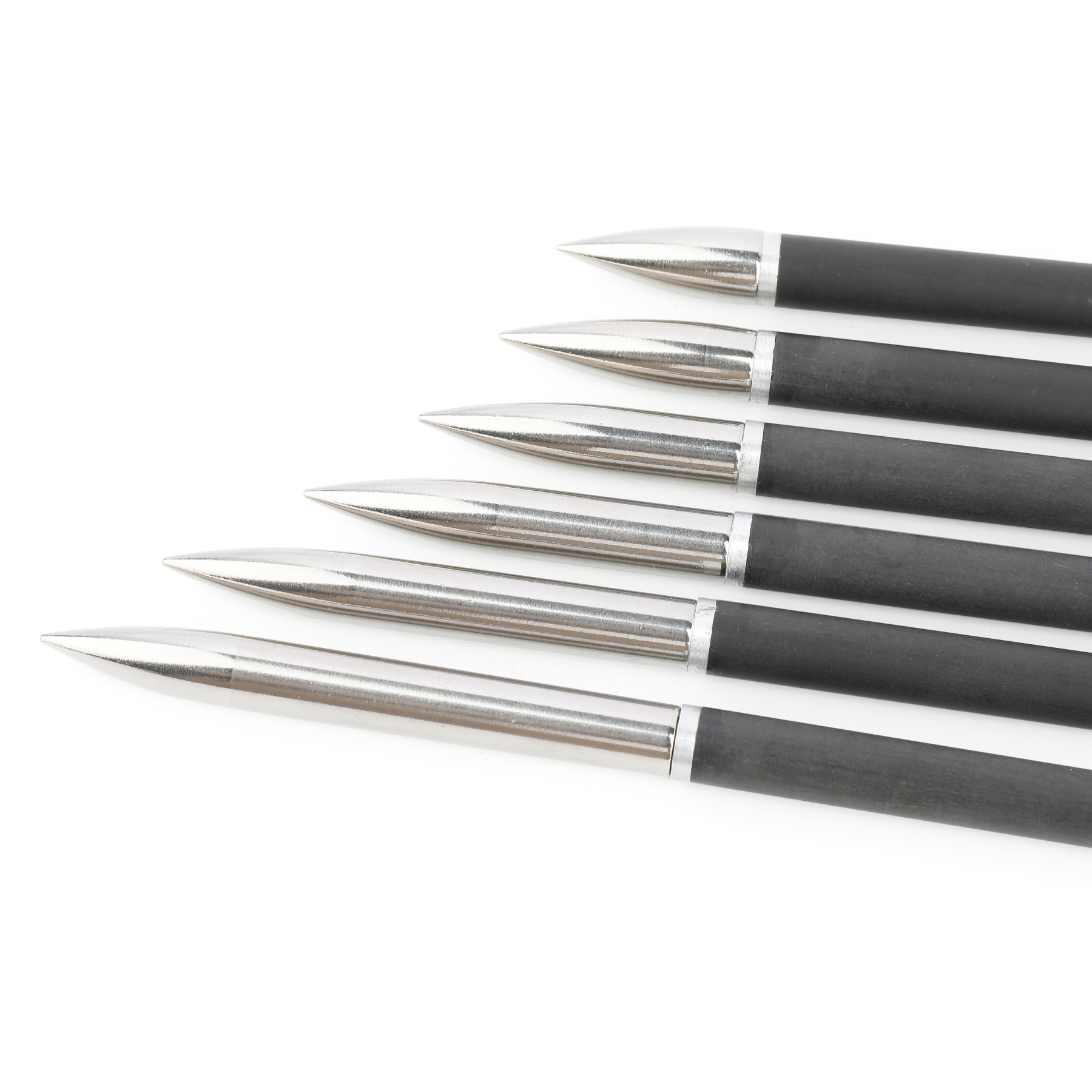 Archery Field Points Steel Arrow Tips 100-200gr Target Arrowhead 24X