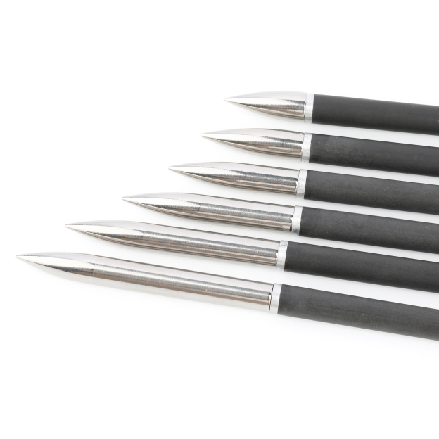 Archery Field Points Steel Arrow Tips 100-200gr Target Arrowhead 24X