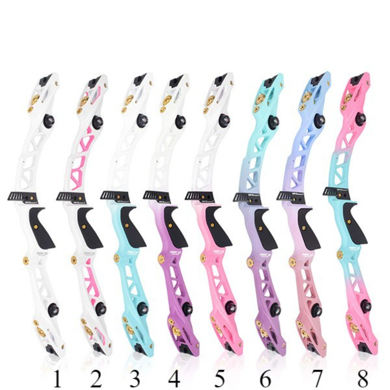 NIKA ET-19 Stars CNC Magnesium ILF Recurve Bow Riser 25 inch Ceramics