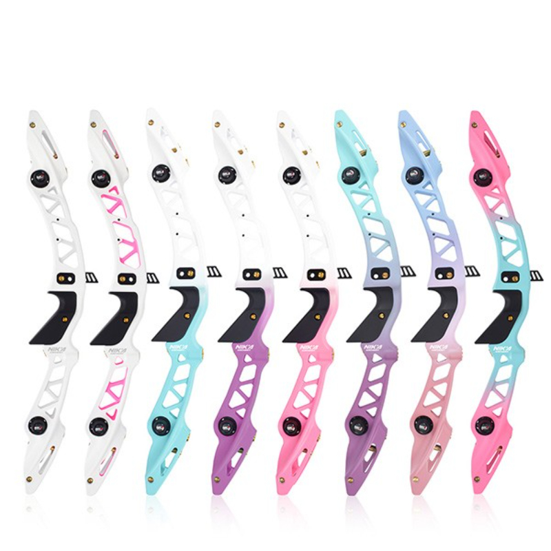 NIKA ET-19 Stars CNC Magnesium ILF Recurve Bow Riser 25 inch Ceramics