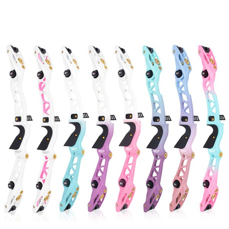 NIKA ET-19 Stars CNC Magnesium ILF Recurve Bow Riser 25 inch Ceramics