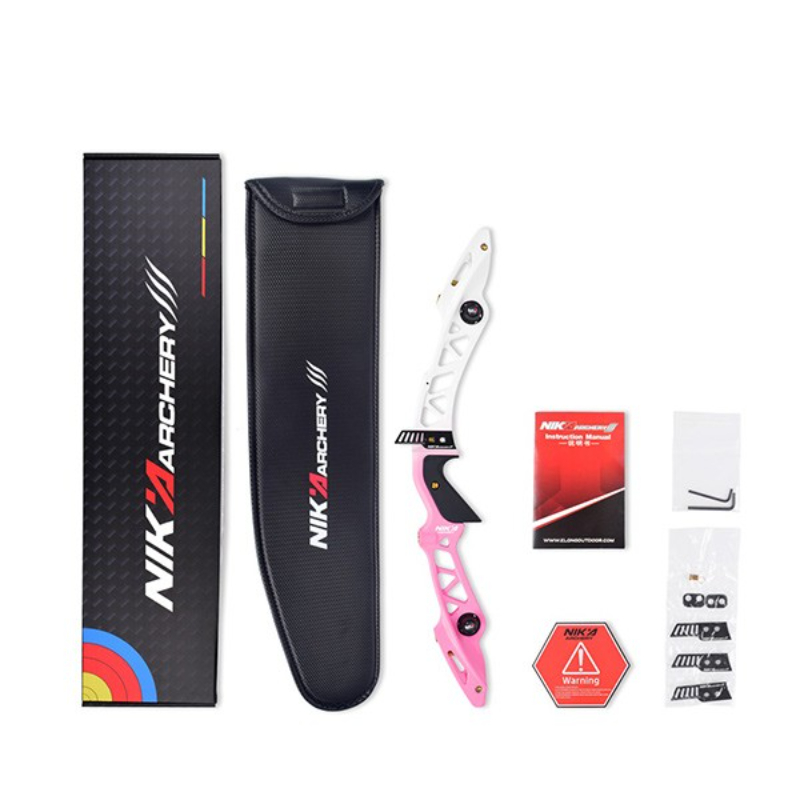 NIKA ET-19 Stars CNC Magnesium ILF Recurve Bow Riser 25 inch Ceramics