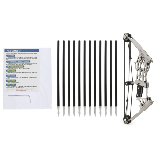 Archery Mini Compound Bow Arrows Archery Target Toy Gift
