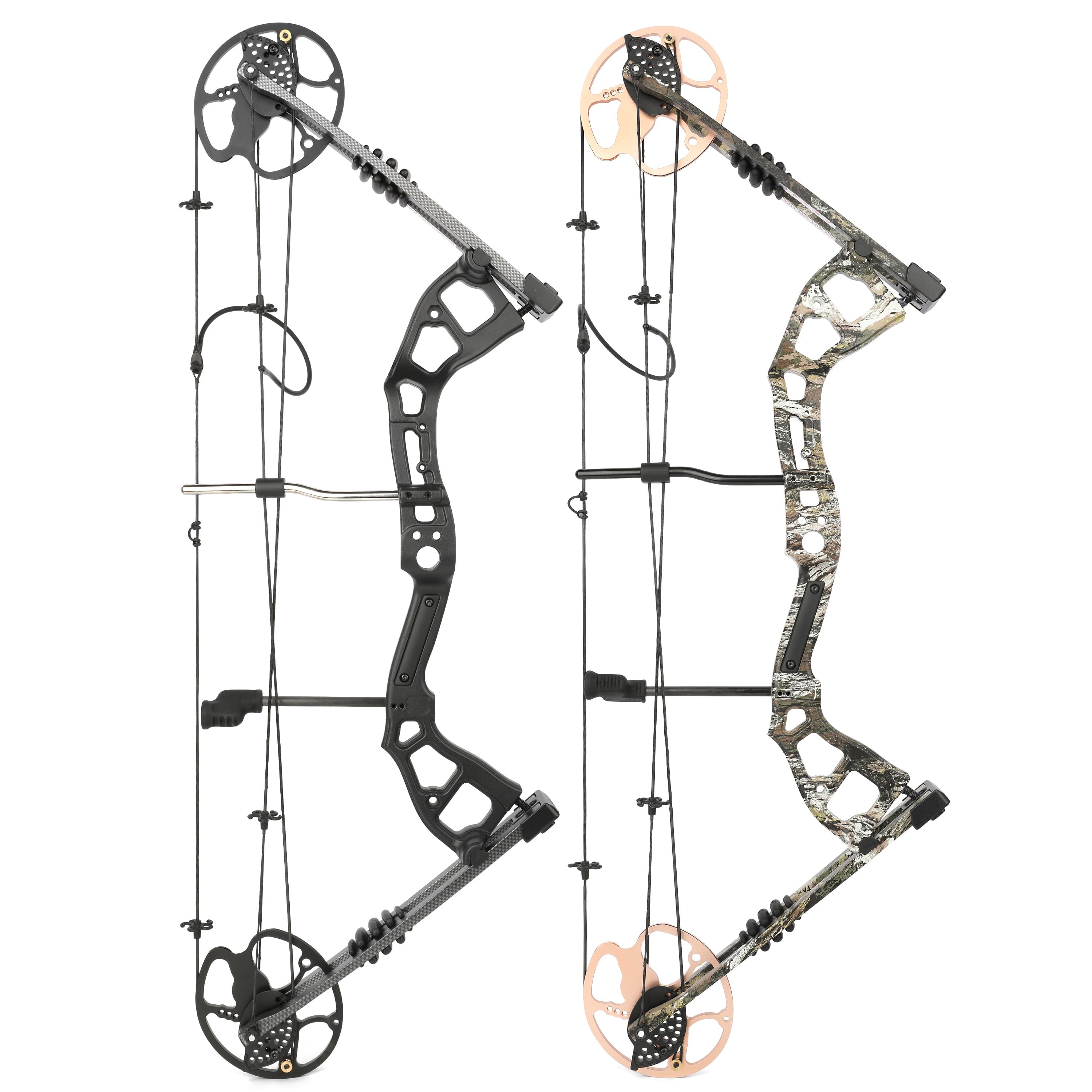 JUNXING M193 Compound Bow Adjustable Hunting Fishing Bow 0-70lbs