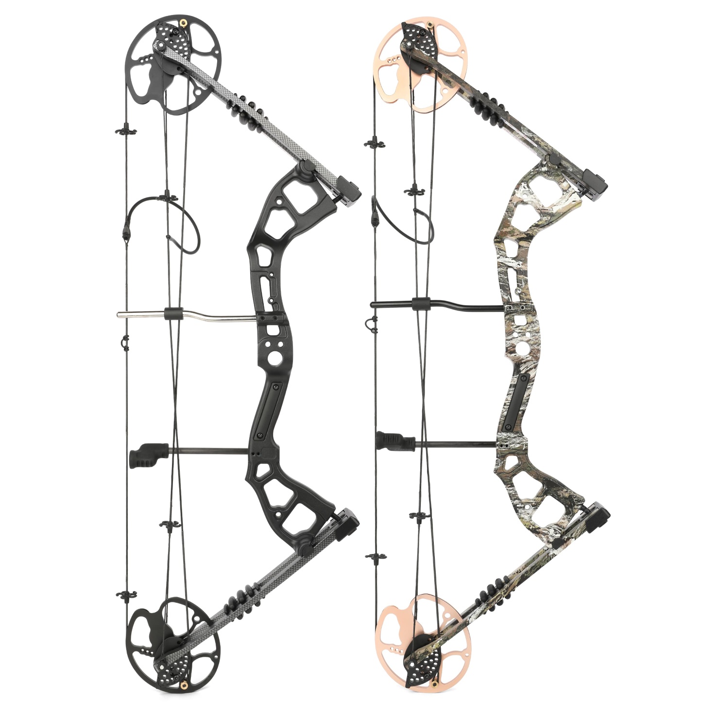 JUNXING M193 Compound Bow Adjustable Hunting Fishing Bow 0-70lbs
