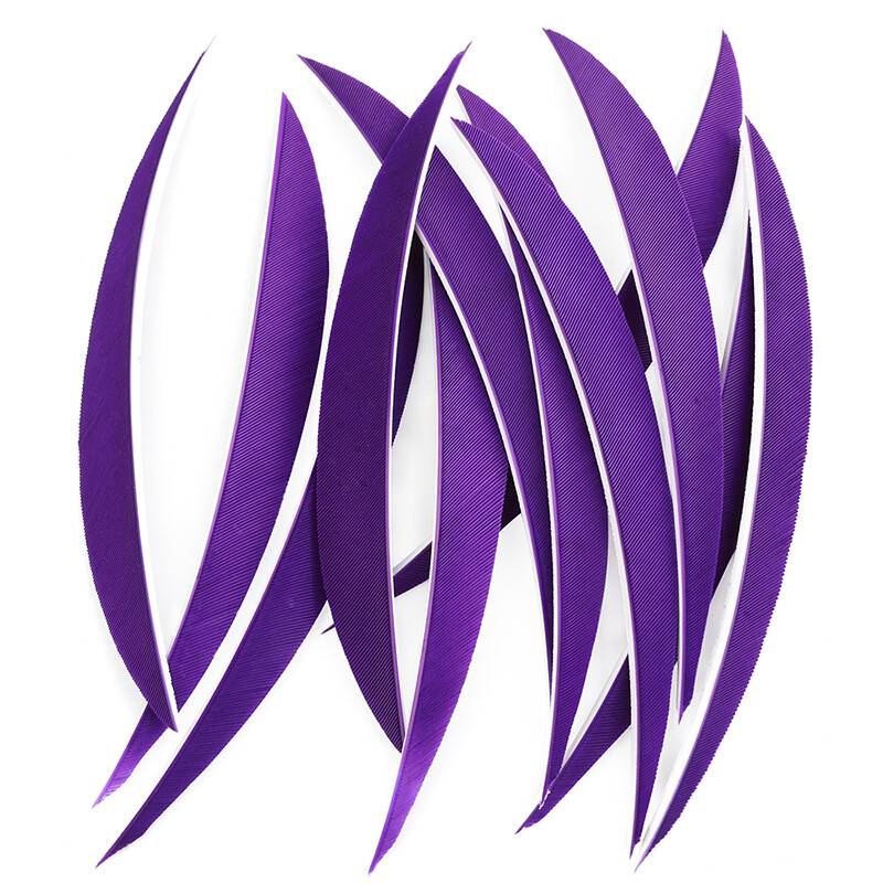 Natural Turkey Arrow Feathers 5" Traditional Fletching 50pcs