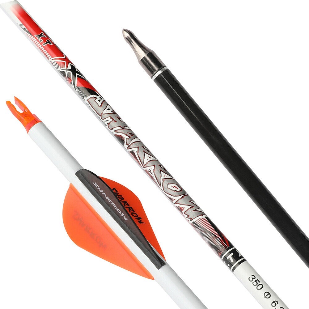 32 inch Pure Carbon Arrows ID6.2 SP300-800 Recurve Bow Compound Bow 