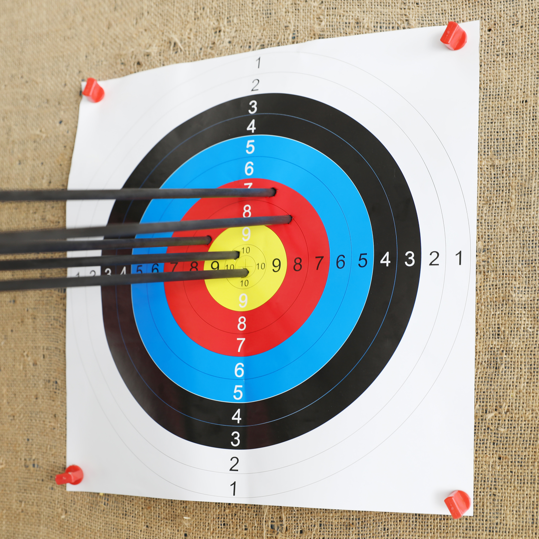 Paper Target Faces 17" 40cm 10 Rings Archery Target Practice