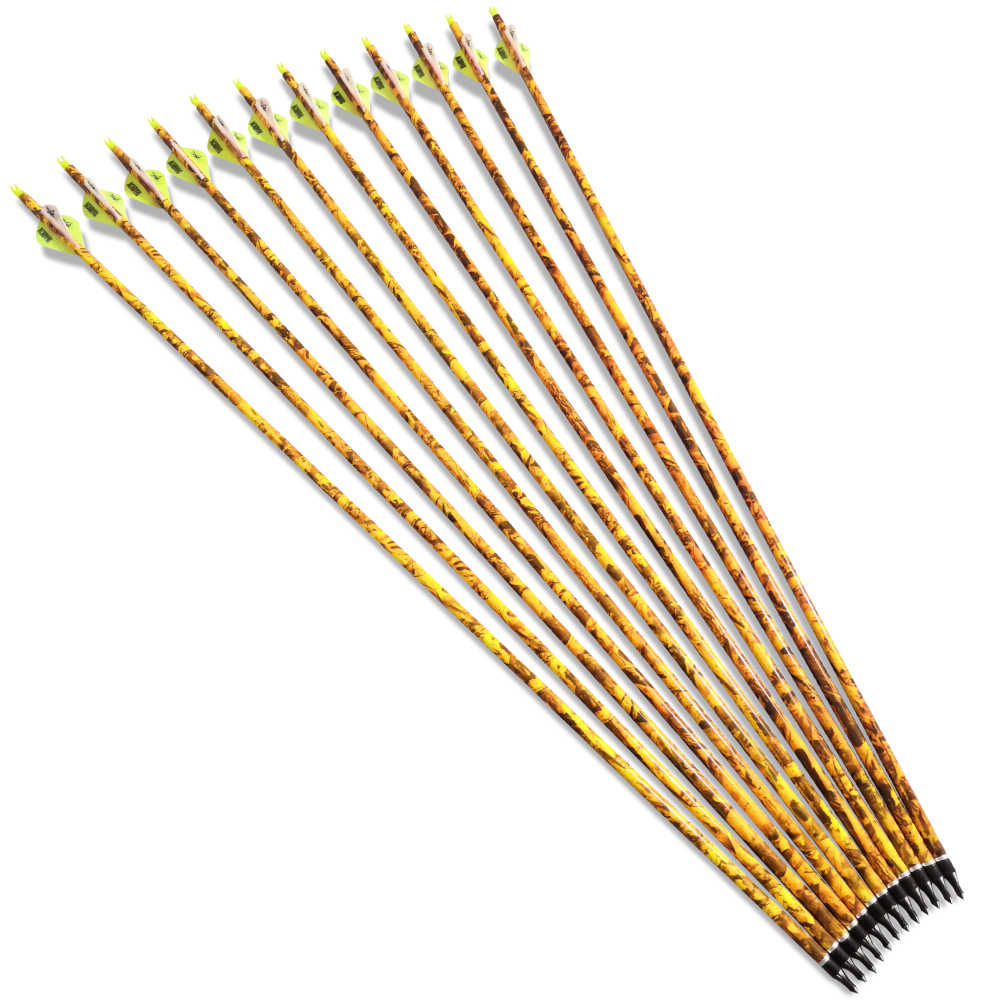 30" 600 Spine Carbon Arrows for Target & Practice