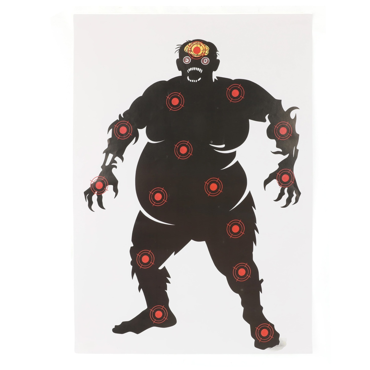 Tactical Paper Target Faces 45×40cm 10 Rings Archery Target Practice