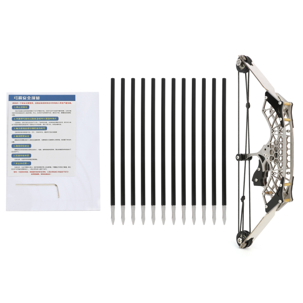 Archery Mini Compound Bow Arrows Archery Target Toy Gift