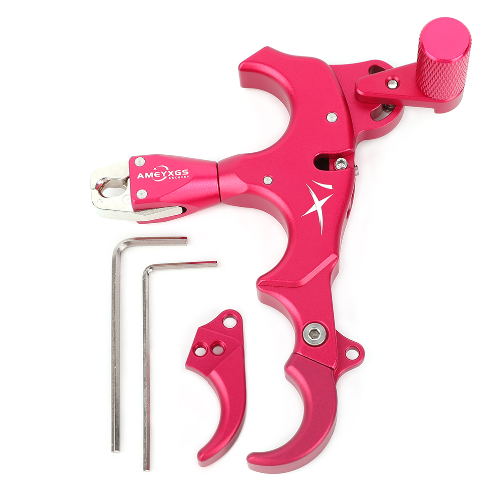 X1 Compound Bow Release Aids Grip Thumb 3 4 Fingers Caliper Trigger