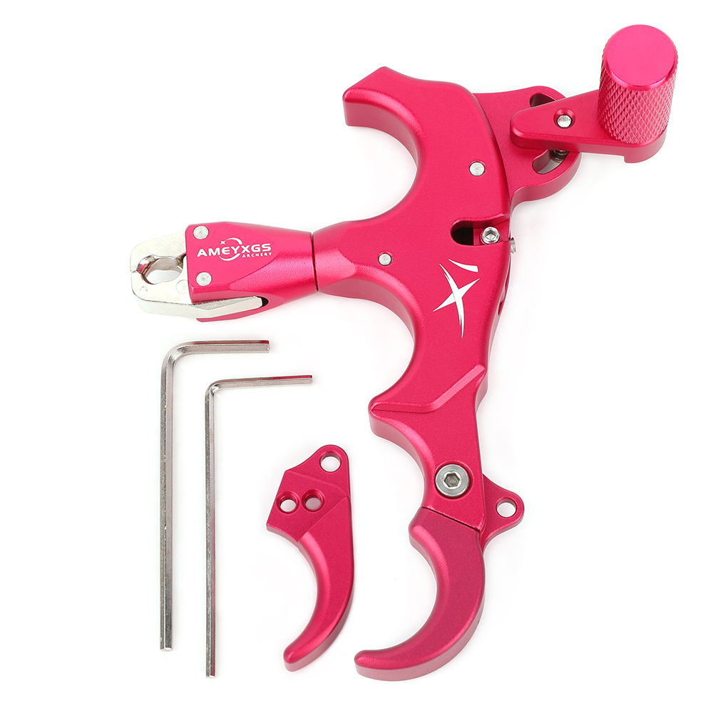 X1 Compound Bow Release Aids Grip Thumb 3 4 Fingers Caliper Trigger