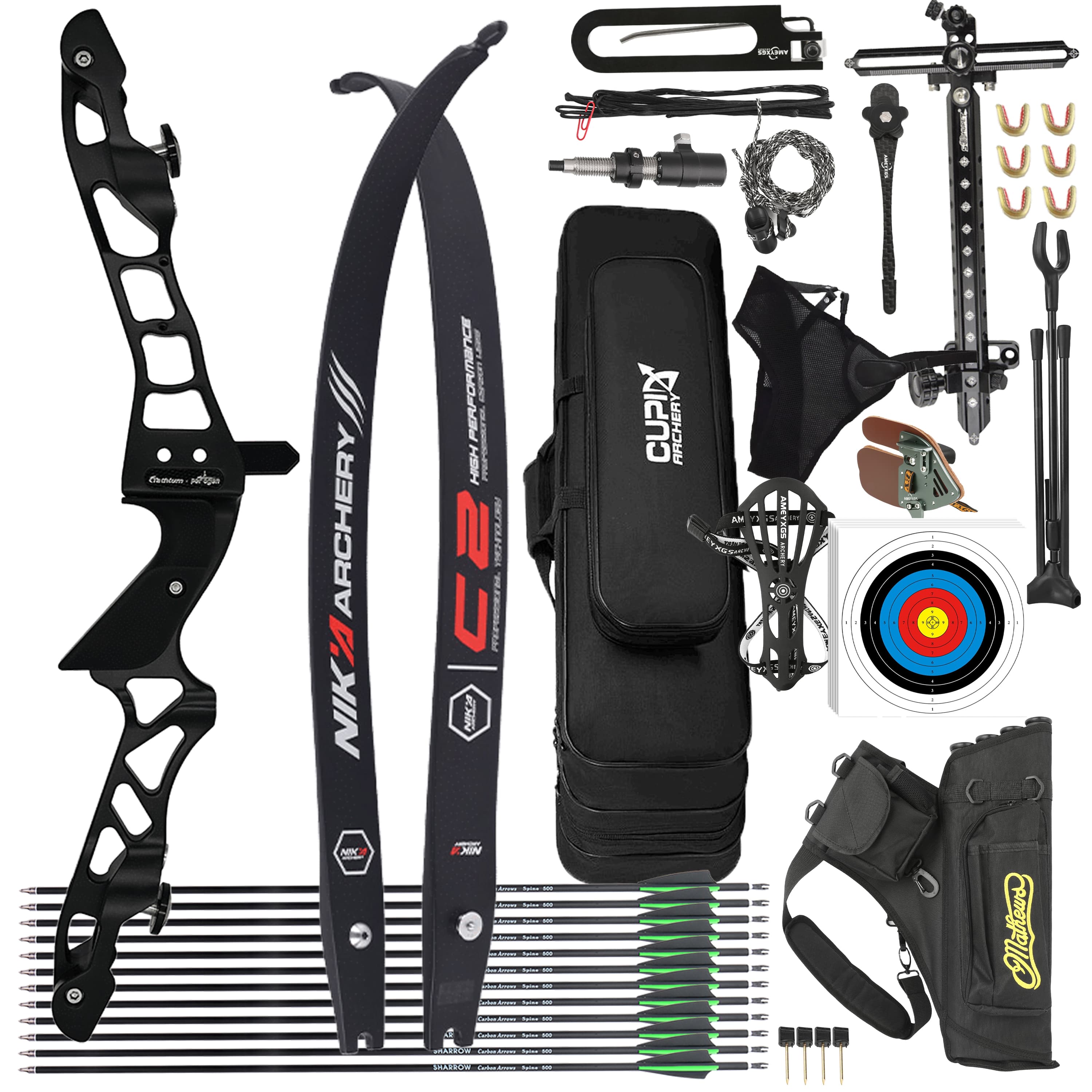 Archery 30/40/50lbs Traditional Recurve bow Hunting Target