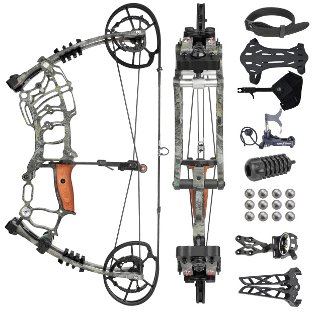 Compound Bow 420 FPS High Speed 80% Let-Off 30-60 lbs Adjustable