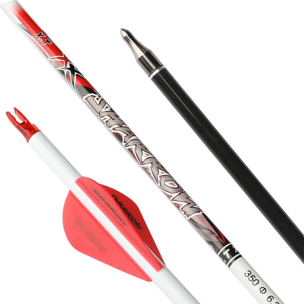 32 inch Pure Carbon Arrows ID6.2 SP300-800 Recurve Bow Compound Bow 