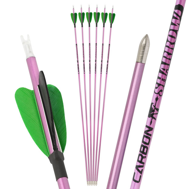 Feather Arrow Pure Carbon ID4.2mm SP400-1000 Compound Bow Recurve Bow