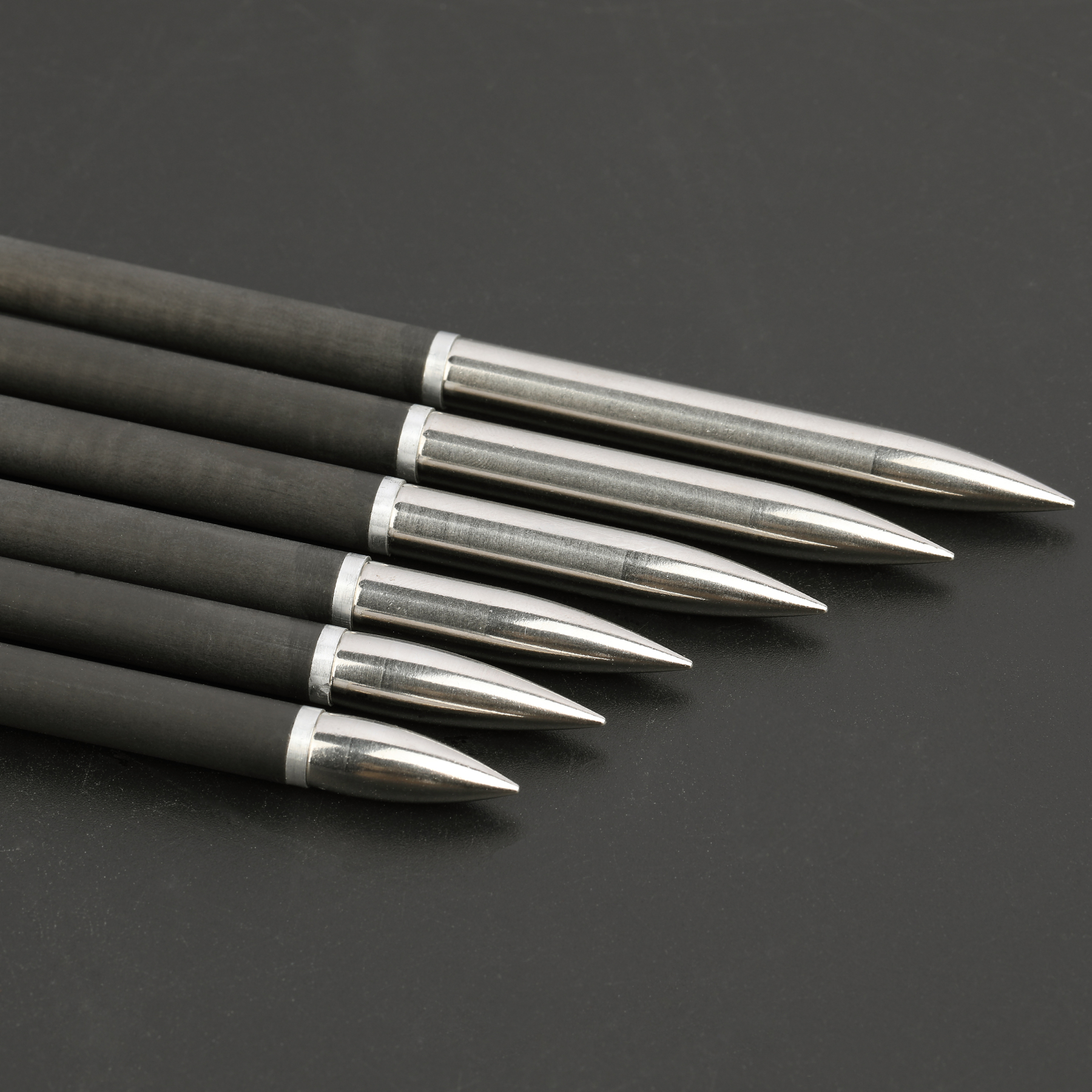 Archery Field Points Steel Arrow Tips 100-200gr Target Arrowhead 24X