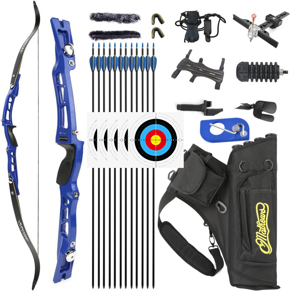 Close-up of ILF Limb Fitting on JUNXING F167 Bow