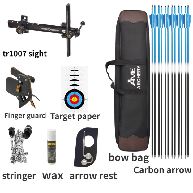 Junxing F165 ILF Recurve Bow Set Target 68 inch 20-40 lbs