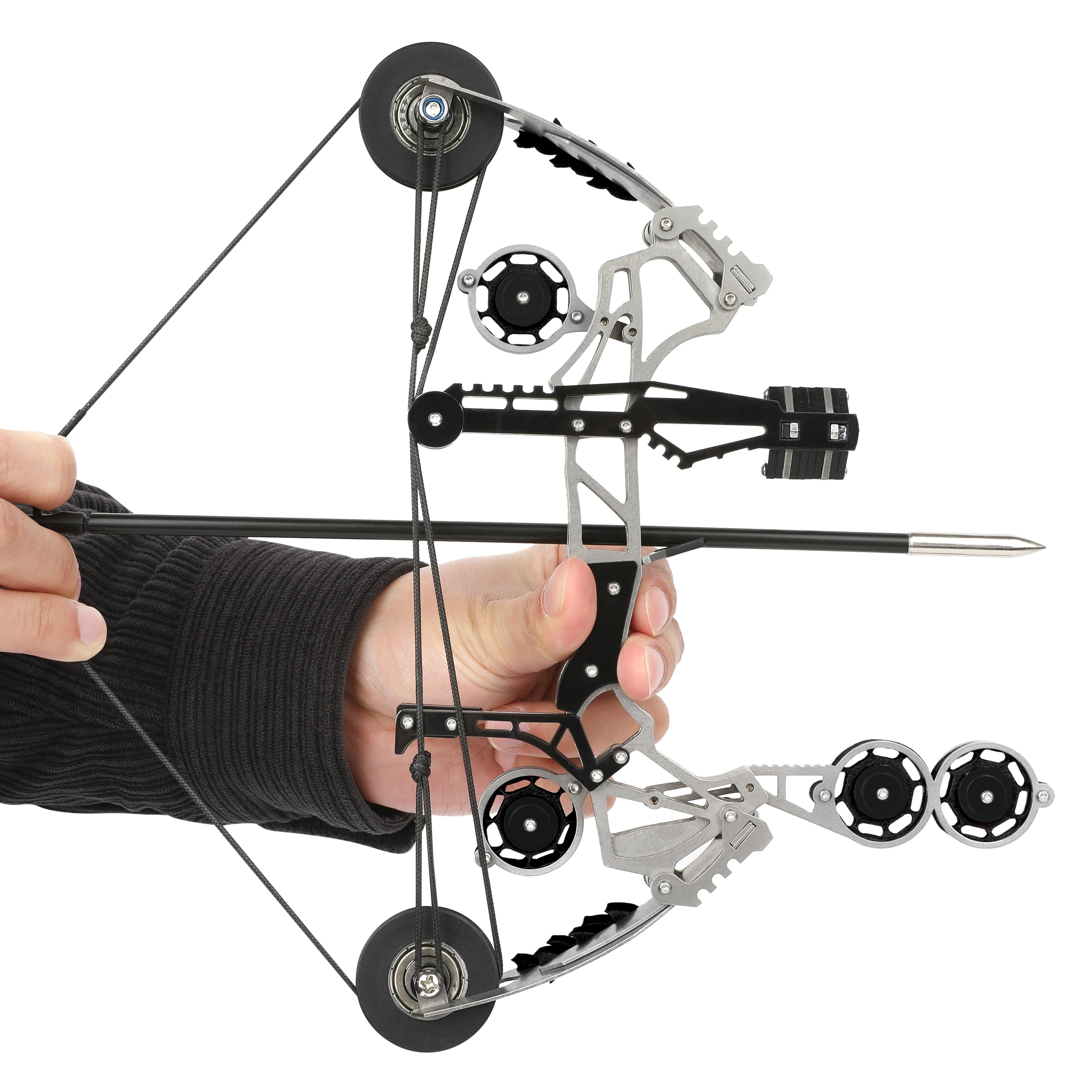 Mini Compound Bow 11" RH/LH for Hunting Shooting Practice