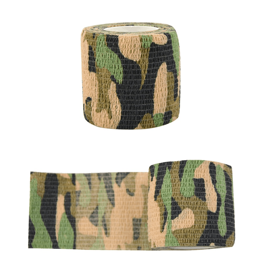Outdoor Camo Tape Self-Sticking Wrap for Target Shooting Gear