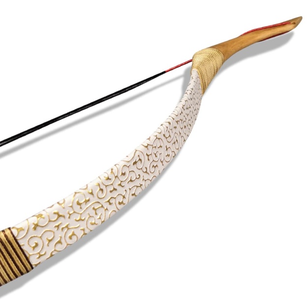 Archery Mongolian Horsebow Recurve Bow Kit 25–55lbs Wooden